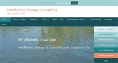 Desktop Screenshot of mindfulnesstherapy.co.uk