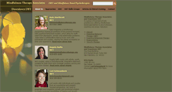 Desktop Screenshot of mindfulnesstherapy.org