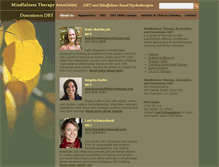 Tablet Screenshot of mindfulnesstherapy.org